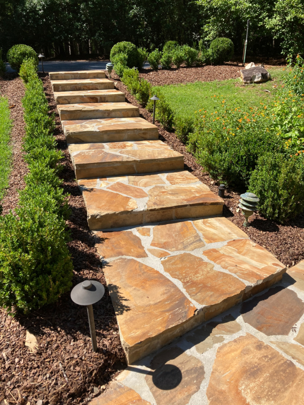 Flagstone cleaning