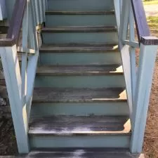 Wood Deck Cleaning 1