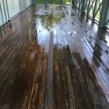 Wood Deck Cleaning 3