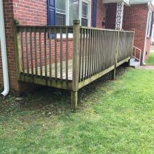 Wood Porch and Concrete Cleaning in Sylacauga, AL 2