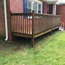 Wood Porch and Concrete Cleaning in Sylacauga, AL 3